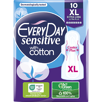 NORMAL Ultra Plus Sensitive with cotton - Everyday