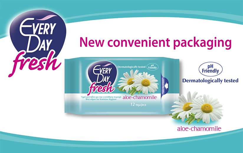 big image for EveryDay Fresh wipes in new convenient packaging!